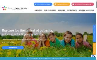 Center for Pediatric Medicine website