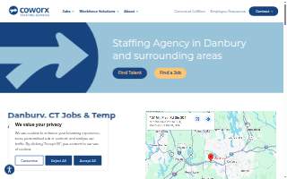 CoWorx Staffing Services of Danbury website