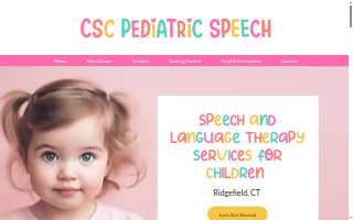 CSC Pediatric Speech Inc. website
