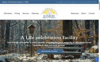 Danbury Memorial Funeral Home And Cremation Services website