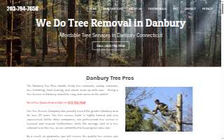 Danbury Tree Pros website