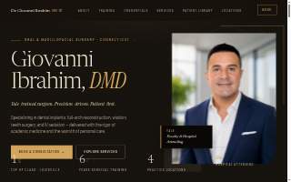 Dr. Giovanni Ibrahim, Oral Maxillofacial Surgeon website