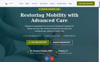 Evolve Foot & Woundcare: Shanique Bingham, DPM website