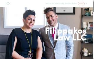 Filippakos Law LLC website
