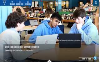 Hall FC Event Design website