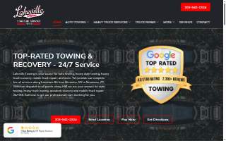 Lakeville Towing of Danbury website