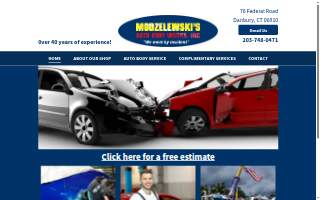 Modzelewski's Auto Body Works, Inc website