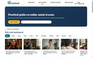 TakeLessons Music and Voice Lessons website