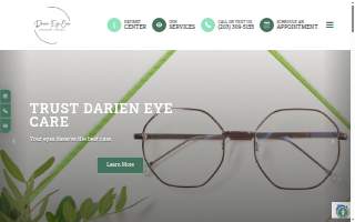 Darien Eye Care website