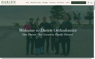 Darien Orthodontics website
