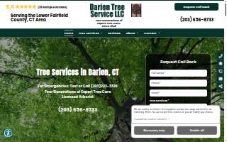 Darien Tree Service LLC website