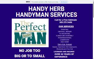 Handy Herb Handyman Services of Darien website