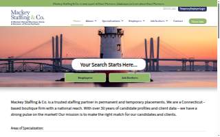 Mackey Staffing & Co. of Darien website