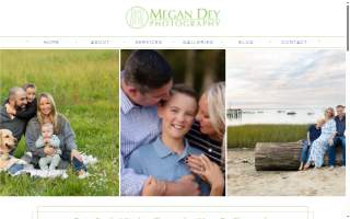 Megan Dey Photography website