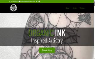 Organic Ink Tattoo of Darien website
