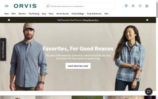 Orvis Darien website
