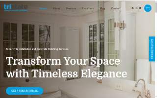 Tri State Tiling and Concrete Polishing website