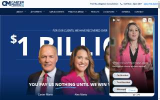 Carter Mario Injury Lawyers website