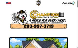 Champion Fence Co. website