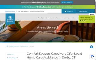 Comfort Keepers of Derby website