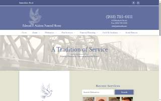 Edward F Adzima Funeral Home website