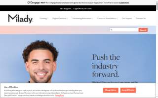 Milady Nails & Spa website