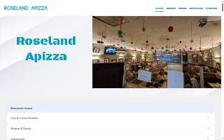 Roseland Apizza website