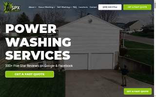 SPX Power Washing of Derby website