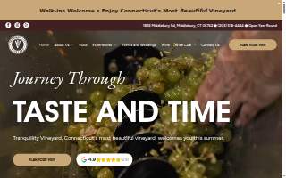 Tranquillity Vineyard & Winery of Derby website