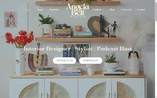 Angela Belt Interiors website