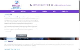 Constant Homemakers and Companions Inc. website