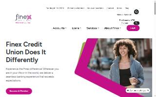 Finex Credit Union of Cheshire website