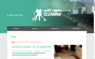 Glory Carpet Cleaning website