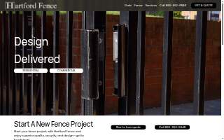 Hartford Fence Company of East Hartford website