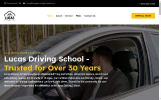 Lucas Driving School of East Hartford website