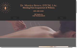 Mending Point Acupuncture, Dr. Monica Benco, D-TCM, LAc of East Hartford website
