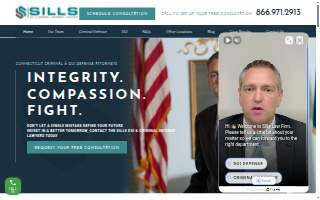 Sills DUI & Criminal Defense Lawyers of East Hartford website