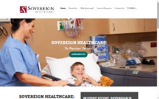Sovereign Home Healthcare website