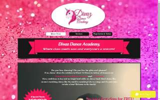 Divaz Dance Academy website