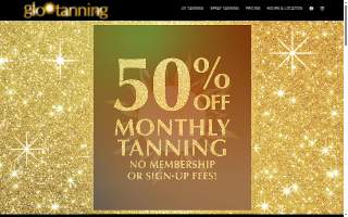 Glo Tanning website