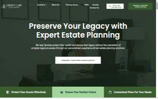Legacy Law Partners of East Haven website