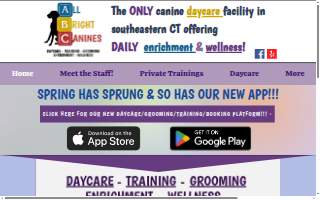 All Bright Canines website