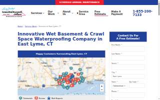 Connecticut Basement Systems of East Lyme website