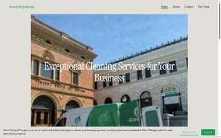 GreenLife Janitorial website