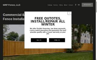 MRF Fence, LLC of East Lyme website