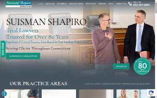 Suisman Shapiro Attorneys-at-Law of East Lyme website
