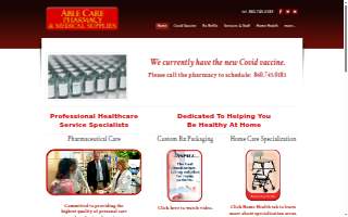 Able Care Pharmacy & Medical Supplies website