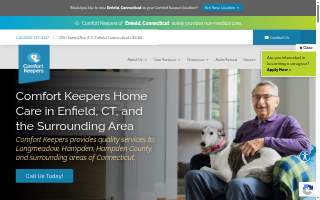 Comfort Keepers Home Care of Enfield website