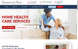 Esperanza Plus Home Care website