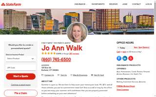 Jo Ann Walk - State Farm Insurance Agent website